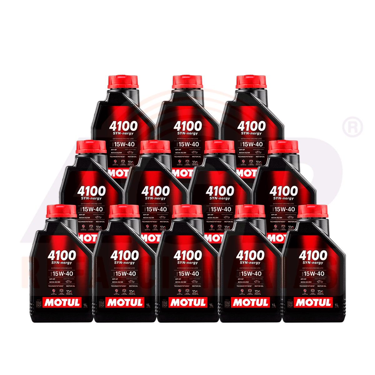 CAJA 12 PZAS ACEITE MOTUL 4100 SYN-NERGY 15W-40 12X1L