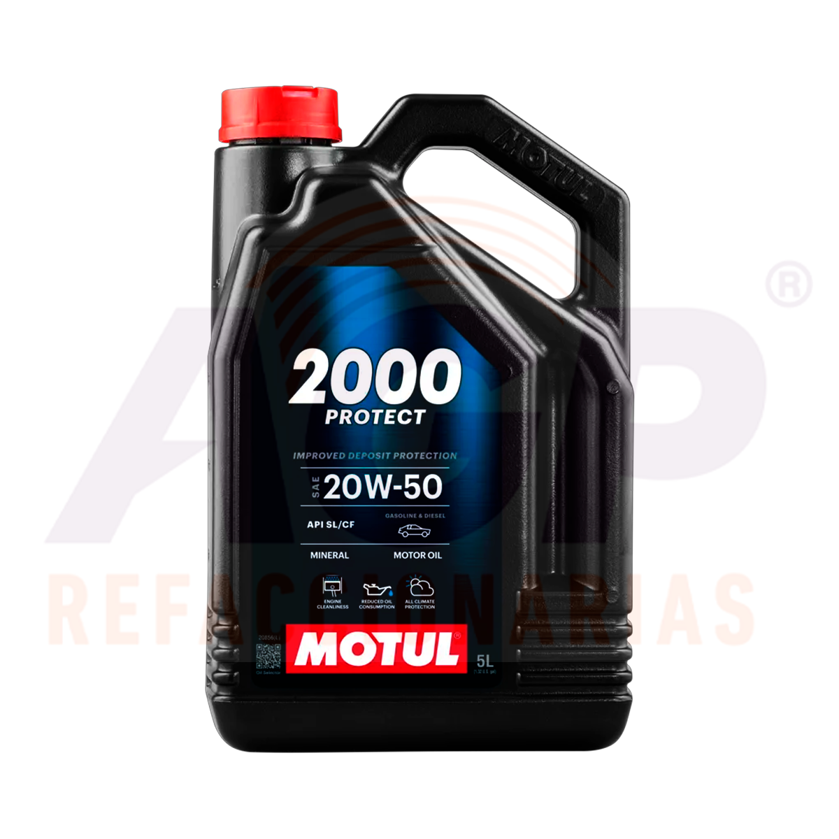 ACEITE DE MOTUL 2000 PROTECT 20W-50 4X5L MINERAL