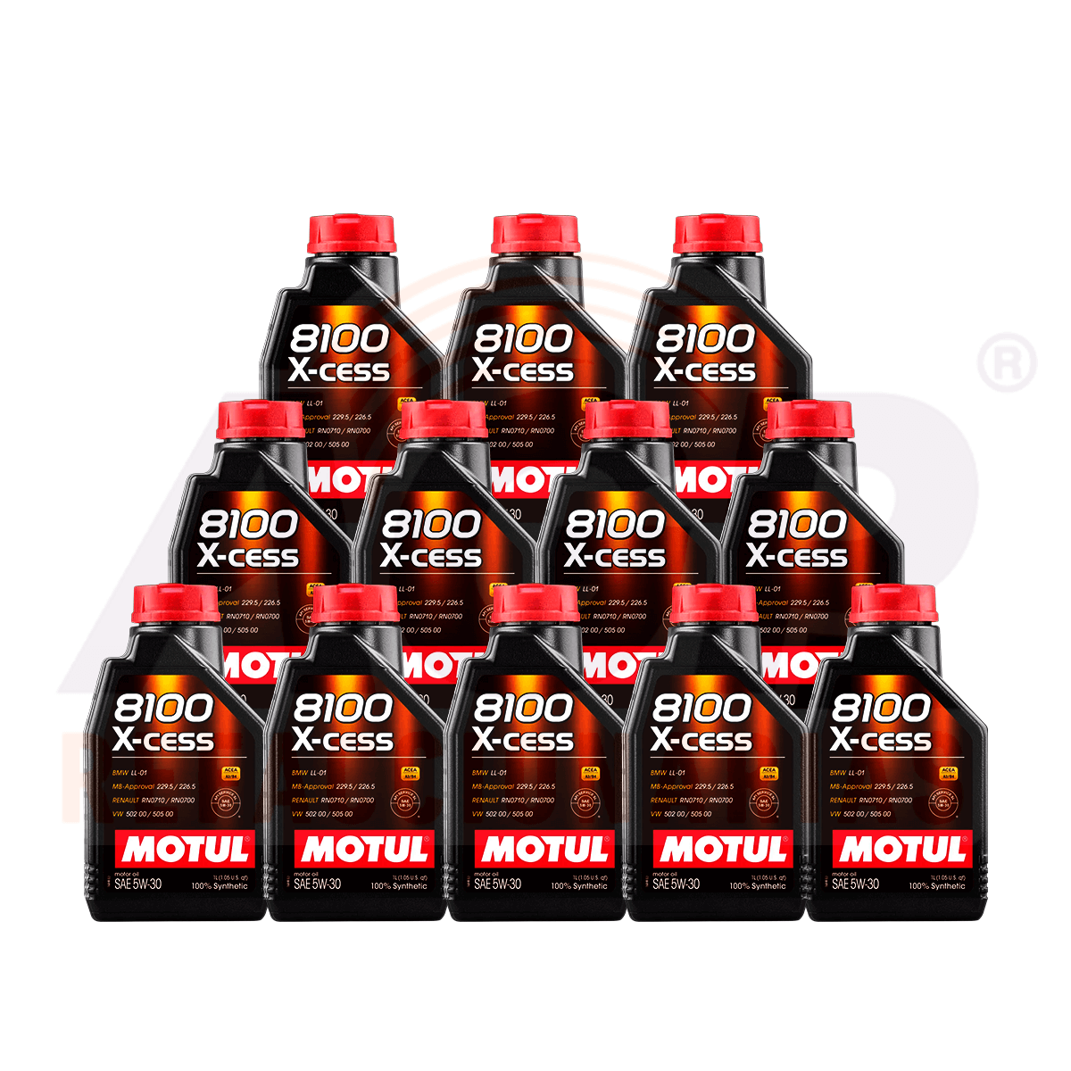 CAJA 12 PZAS ACEITE MOTUL 8100 X-CESS 5W-30 12X1L