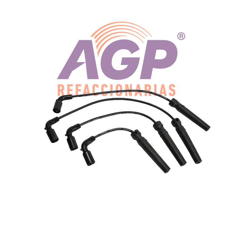 CABLES DE BUJIA CHEVROLET AVEO POINTIAC G3 2008- 2017 1.8L 4CIL - REFACCIONARIAS AGP