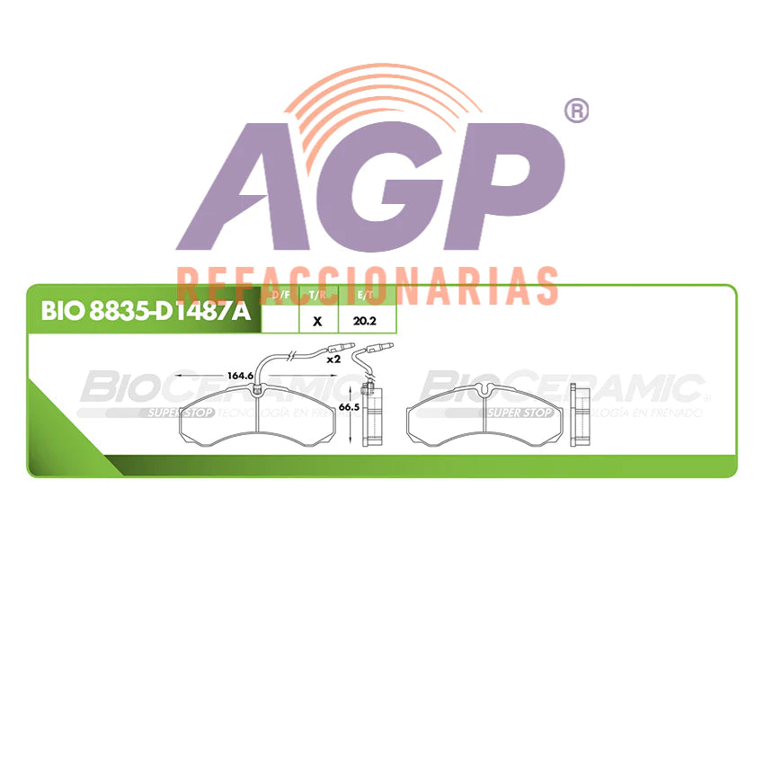 BALATA TRASERA NISSAN CABSTAR 2011-2012