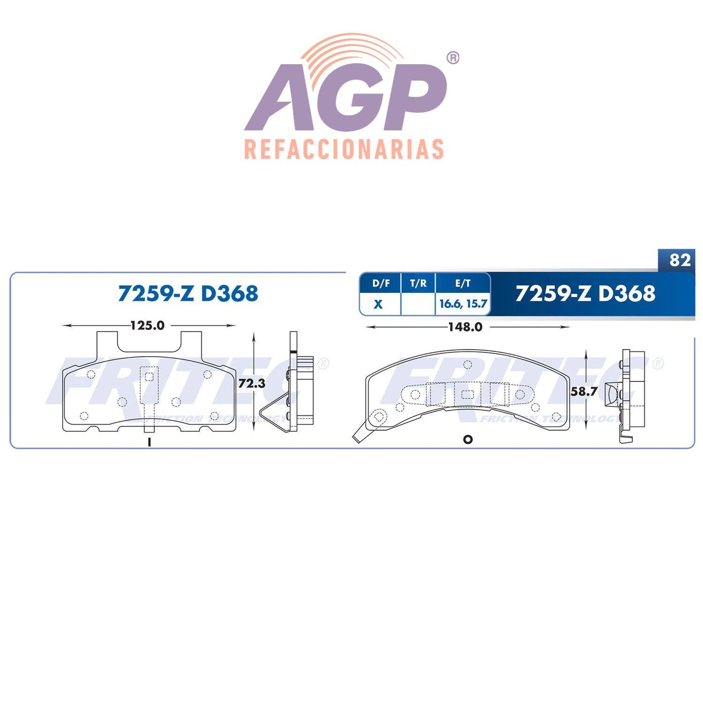 BALATA DISCO DELANTERA CHEVROLET TRUCK C1500 454 SS V8 7.4 LTS 1986-1991 ()