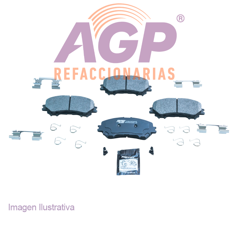 BALATA DISCO DELANTERA NISSAN TRUCK X-TRAIL 2014-2016 =D1737 ()