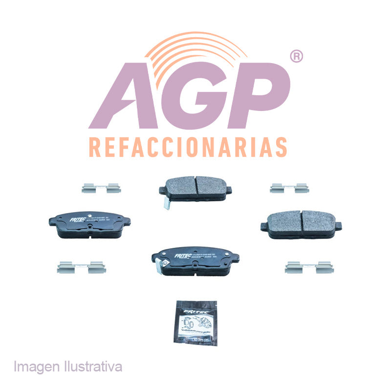 BALATA TRASERA CHEVROLET CRUZE 2010-2015 CHEVROLET SONIC HATCH BACK 2014-20 (FRI-SPC8668Z)