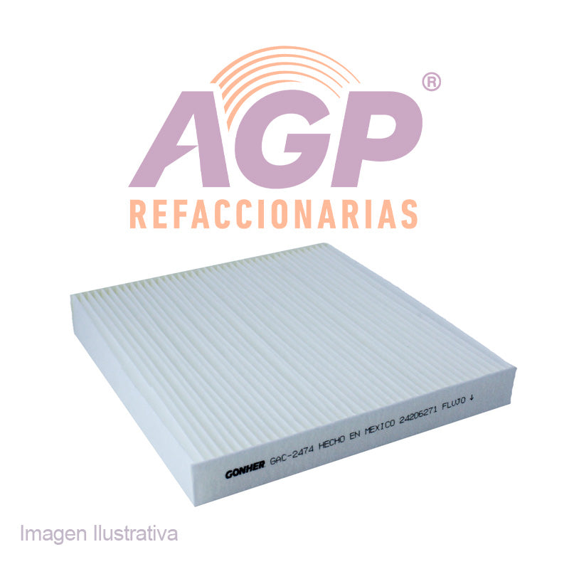 FILTRO CABINA CHEVROLET SILVERADO 1500 V6 4.3L 2014-2019 / CHEVROLET SUBURBAN V8 6.2L 2020-2022 / CH