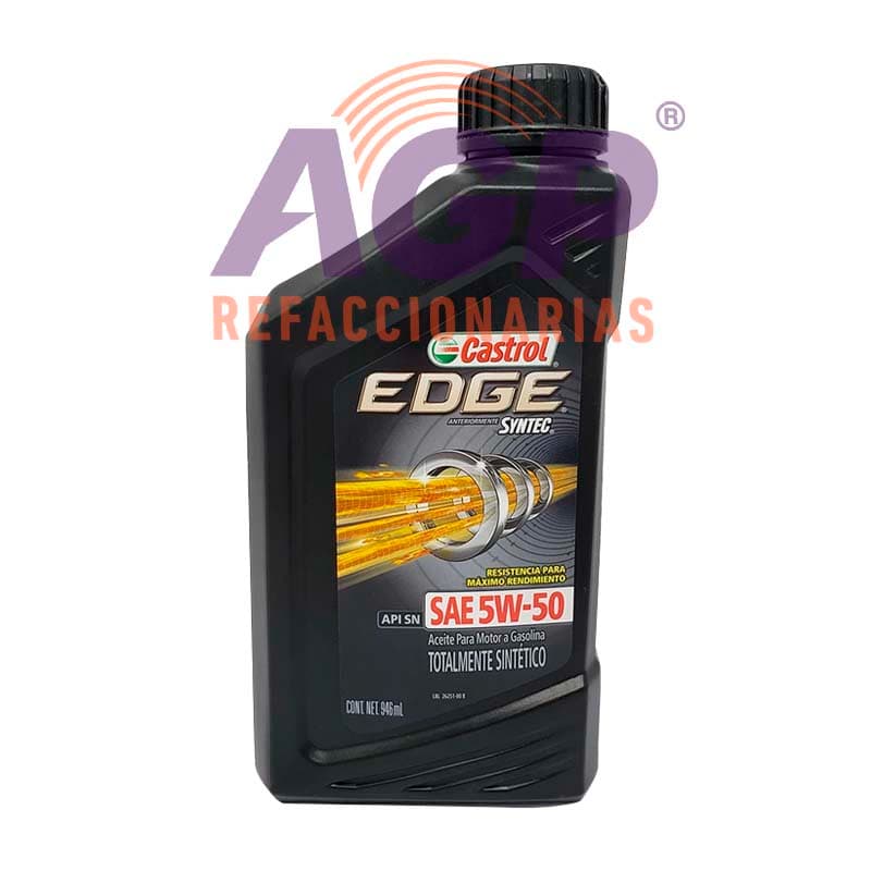 ACEITE EDGE 5W-50 SINTETICO LITRO