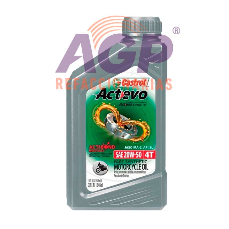 ACEITE ACTEVO 4T 20W-50