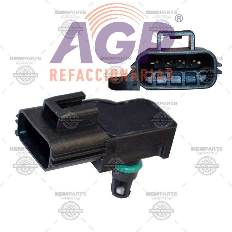 SENSOR DE PRESION ABSOLUTA DEL MULTIPLE (MAP) FORD ESCAPE 2.3 LTS 4 CIL 05-08 / ESCAPE 2.5 LTS 4 CIL 09-12 / FOCUS 2.0 LTS 4 CIL 05-11 / FUSION 2.3 LTS 4 CIL 06-09 / FUSION 2.5 LTS 4 CIL 10- 15 / RA - REFACCIONARIAS AGP