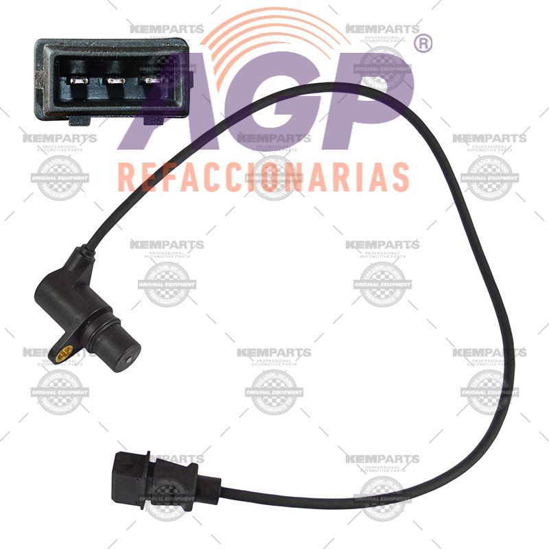 SENSOR DE POSICION DE CIGEÑAL (CKP) VW CABRIO IMP. 2.0 LTS. 4 CIL. 95-99 / DERBY 2.0 LTS. 4 CIL. 01-03 / GOLF A3 2.0 LTS. 4 CIL. 93-97 / JETTA A3 2.0 LTS. 4 CIL. 93-99 / PASSAT VR6 2.8 LTS. 6 CIL.
