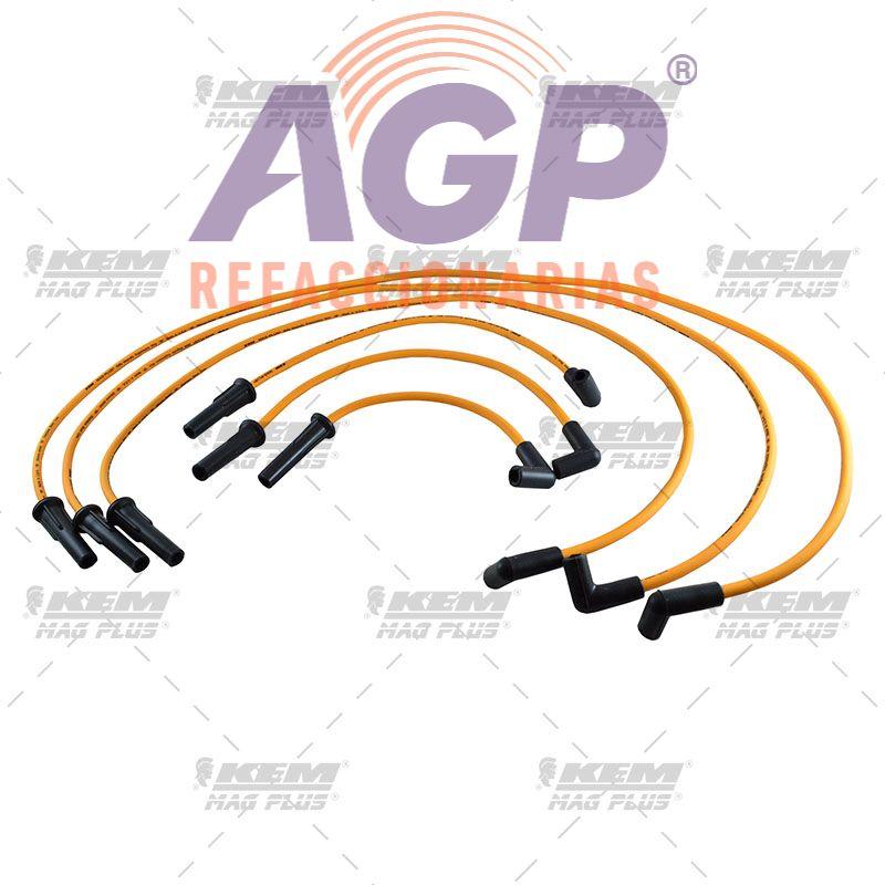 CABLES PARA BUJIAS MAG-PLUS G.M. 6 CIL. 2A GEN.CAVALIER
