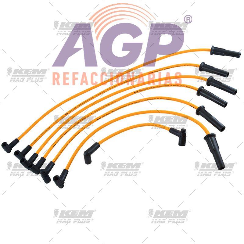 CABLES PARA BUJIAS MAG-PLUS G.M. 6 CIL. 2.8