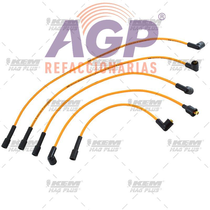 CABLES PARA BUJIAS MAG-PLUS NISSAN 4 CIL. 1600 C.C. HIKARI TURBO