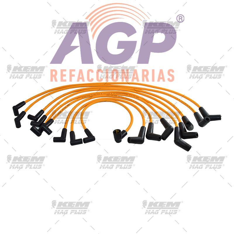 CABLES PARA BUJIAS MAG-PLUS FORD 8 CIL. 7.0 LTS CAMION F-700 MOTOR ENC. ELECTRONICO 1994-1998.