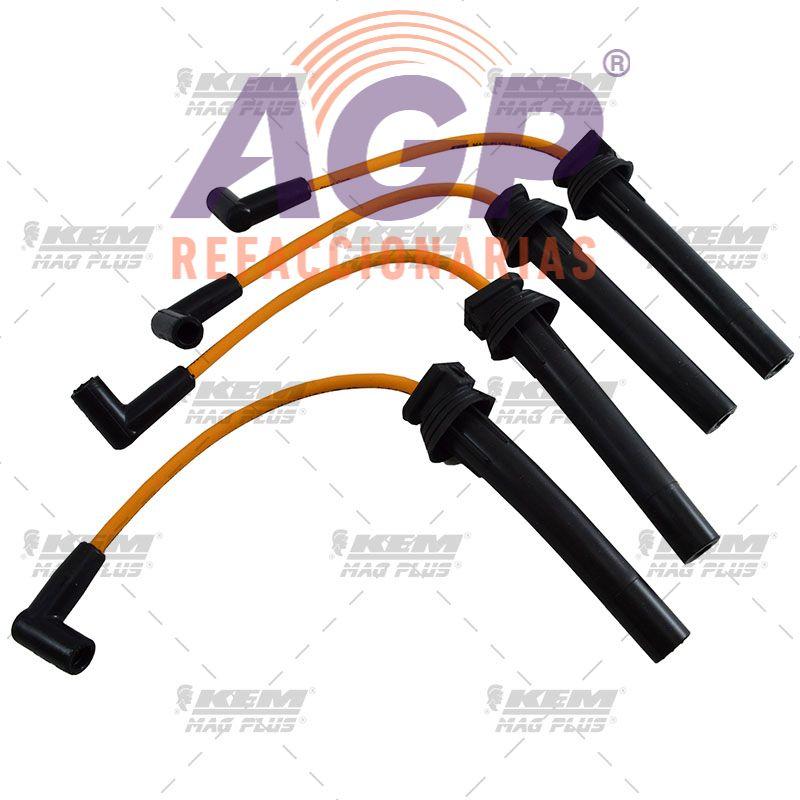 CABLES PARA BUJIAS MAG-PLUS CHRYSLER 4 CIL. 2.0 LTS. NEON ARBOL DE LEVAS SENCILLO 1995-2002