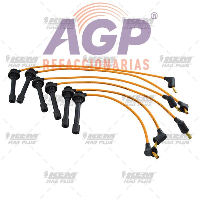 CABLES PARA BUJIAS MAG-PLUS CHRYSLER 6 CIL. 2.5 LTS. CIRRUS 1995-200 - REFACCIONARIAS AGP