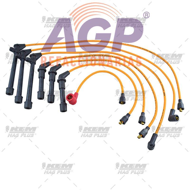 CABLES PARA BUJIAS MAG-PLUS NISSAN 6 CIL. 3.0 LTS. MAXIMA 1991-1994