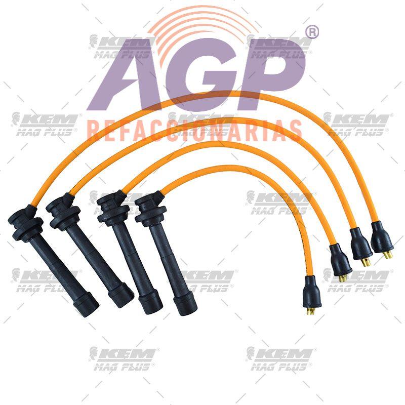 CABLES PARA BUJIAS MAG-PLUS G.M. 4 CIL. 1.6 LTS. TRACKER 1996-1998