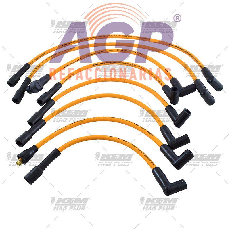 CABLES PARA BUJIAS MAG-PLUS FORD 6 CIL. 2.3LTSMOTOR200