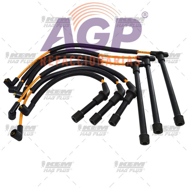 CABLES PARA BUJIAS MAG-PLUS NISSAN 6 CIL. 3.0 LTS. FRONTIER 1998-2004