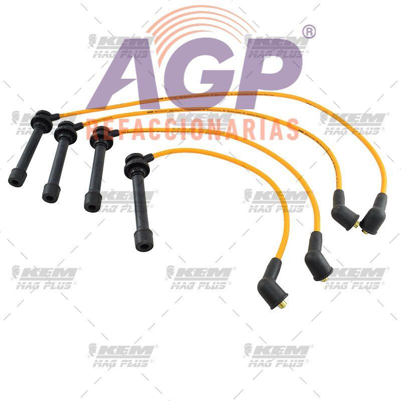 CABLES PARA BUJIAS MAG-PLUS NISSAN 4 CIL. 2.4 LTS. FRONTIER 1998-1999