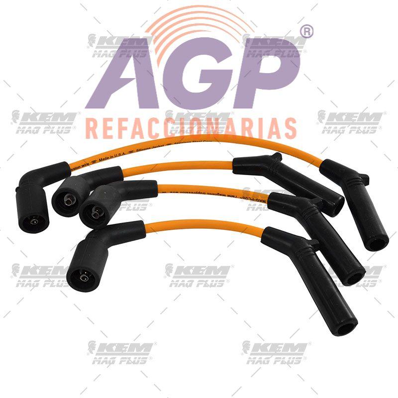 CABLES PARA BUJIAS MAG-PLUS G.M. 4 CIL. 1.0 LTS. MATIZ 2004-2015