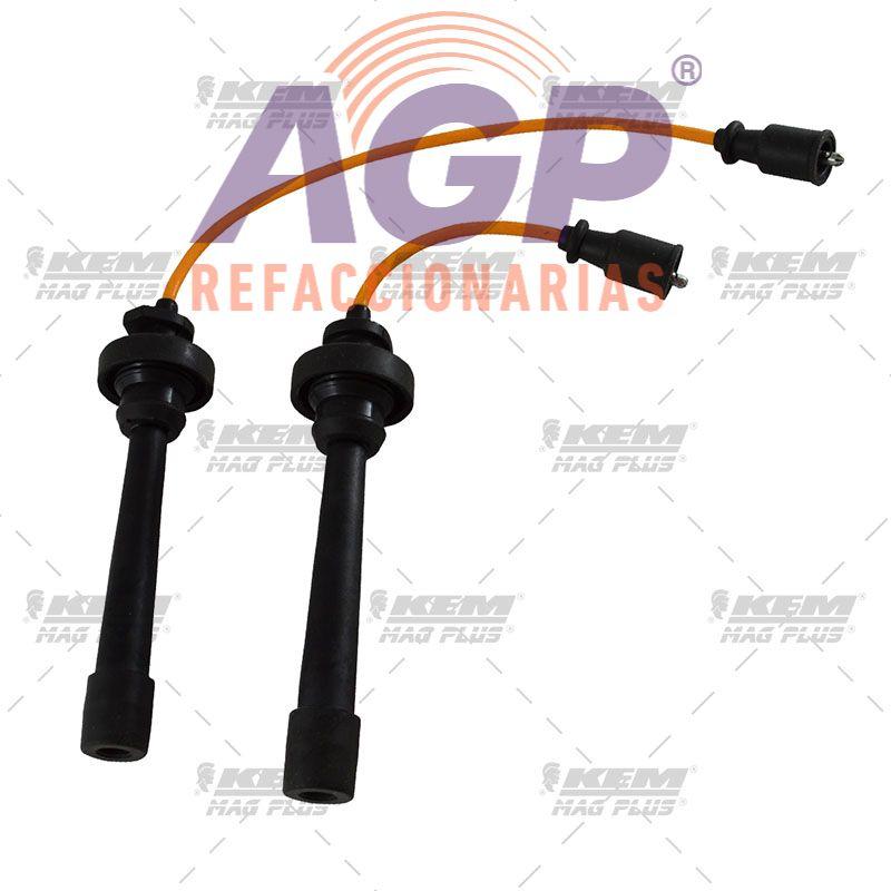 CABLES PARA BUJIAS MAG-PLUS MITSUBISHI LANCER 2.0 LTS. 4 CIL. 05-06 / OUTLANDER 2.4 LTS. 4 CIL. 04-05 / SPACE STAR 1.8 LTS. 4 CIL. 03-04 /