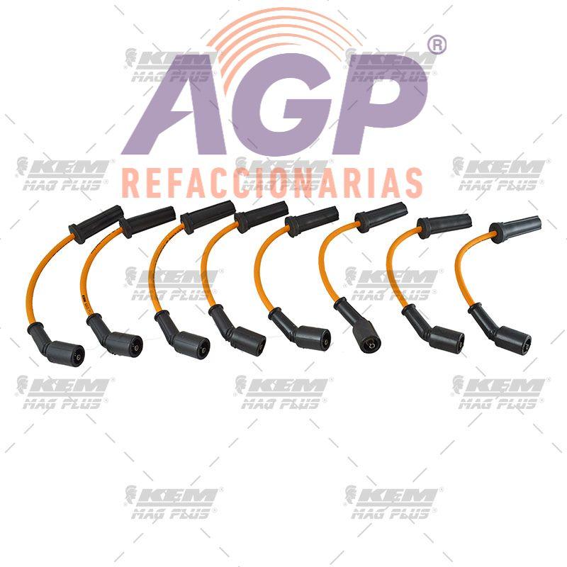 CABLES PARA BUJIAS MAG-PLUS CADILLAC CTS 6.2 LTS. 8 CIL. 12-14 / ESCALADE ESV 6.0