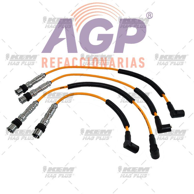 CABLES PARA BUJIAS MAG-PLUS V.W. CADDY 1.2 LTS 4 CIL. 14-16 / POLO 1.2 LTS 4 CIL. 13-16 / SEAT IBIZA 1.2 LTS. 4 CIL. 13-16