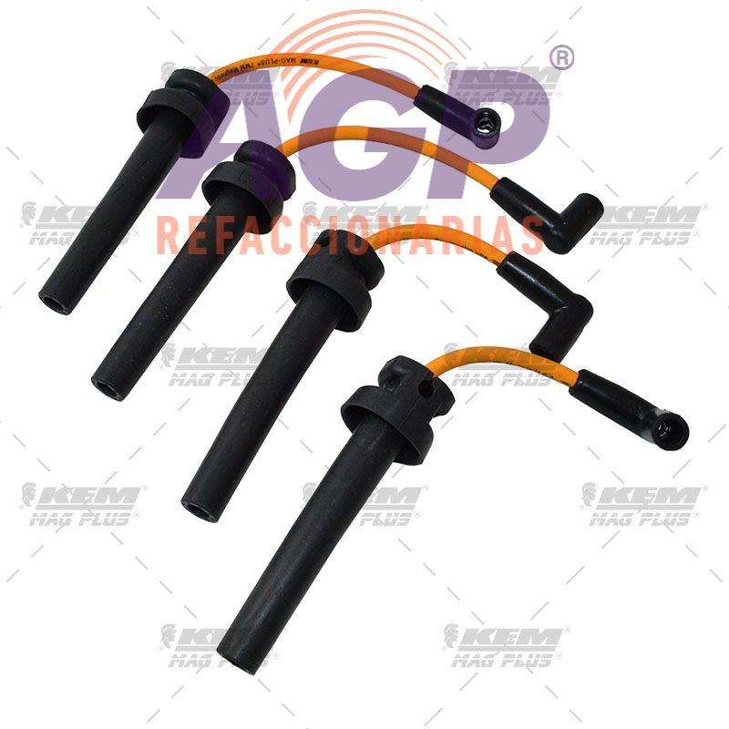 CABLES PARA BUJIAS MAG-PLUS JEEP WRANGLER 2.4 LTS. 4 CIL. 05-06