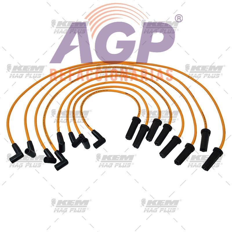 CABLES PARA BUJIAS MAG-PLUS CADILLAC DEVILLE 4.9 LTS. 8 CIL. 92-95
