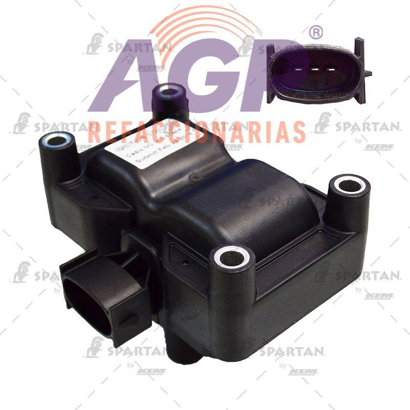 BOBINA ESTADOSOLIDO (ALTA ENERGIA) FORD CONTOUR 2.0 LTS. 4 CIL. 99-00 / COURIER 1.6 LTS. 4 CIL. 01-09 / ECOSPORT 2.0 LTS. 4 CIL. 05-07 / ESCAPE IMP. 2.0 LTS. 4 CIL. 01-04 / FIESTA 1.3 LTS. 4 CIL.