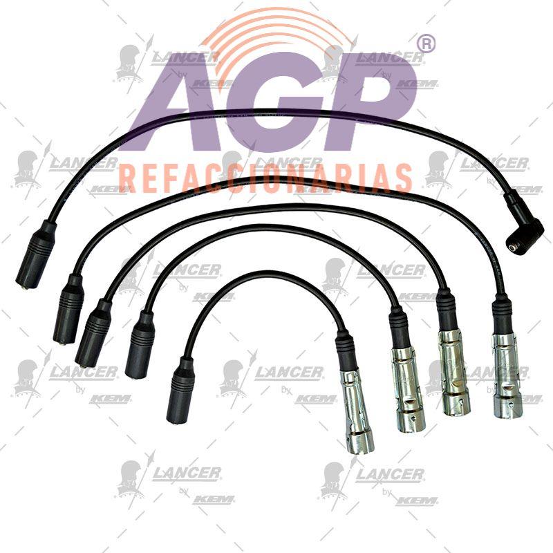 CABLES PARA BUJIAS VW 4 CIL. 1.8 LTS. GOLF