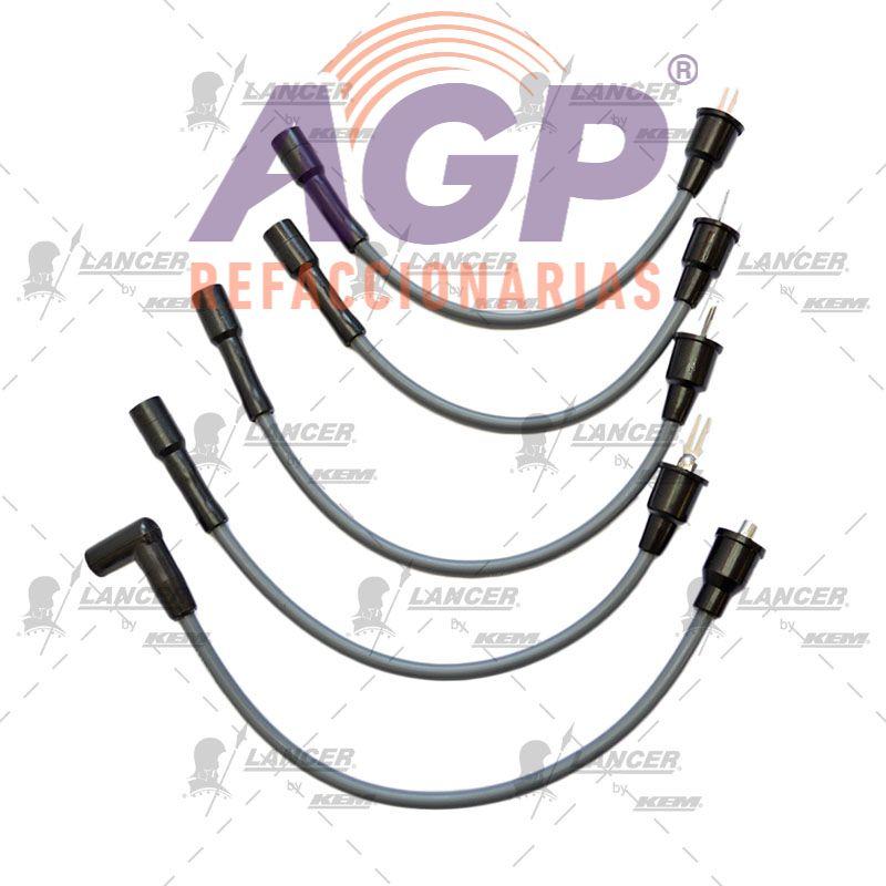 CABLES PARA BUJIAS CHRYSLER 4 CIL. 2.5 LTS. M.P.F.I. 1990-1995. LE BARON
