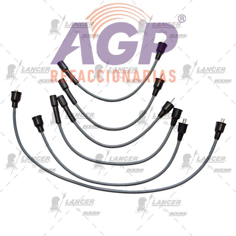 CABLES PARA BUJIAS CHRYSLER 4 CIL. 2.2,2.5 LTS.CHRYSLER TURBOS (2 CABLES DE BOBINA)