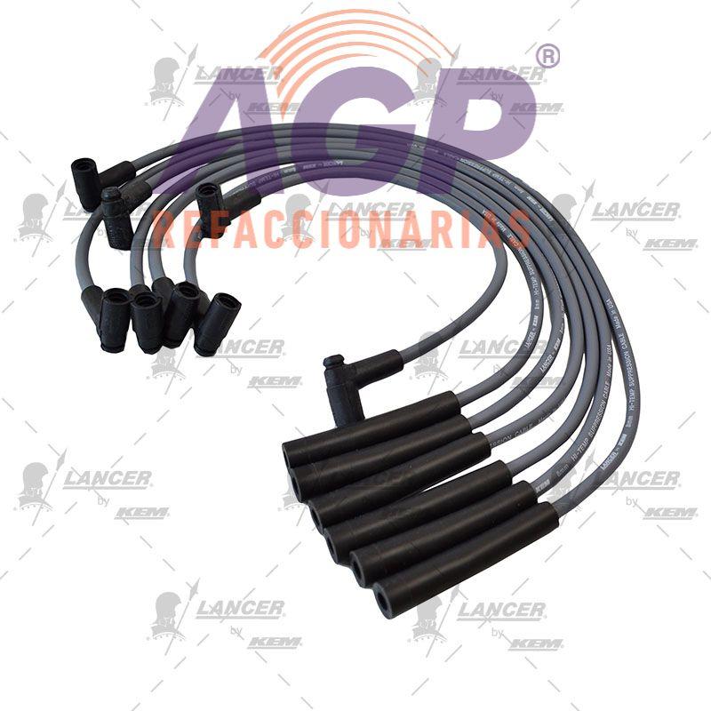 CABLES PARA BUJIAS JEEP 6 CIL. JEEP CHEROKEE 2.8 LTS. 1984-1986