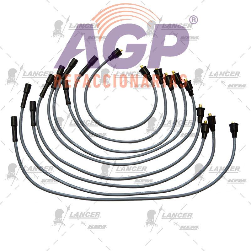 CABLES PARA BUJIAS CHRYSLER 8 CIL. MICROBUS
