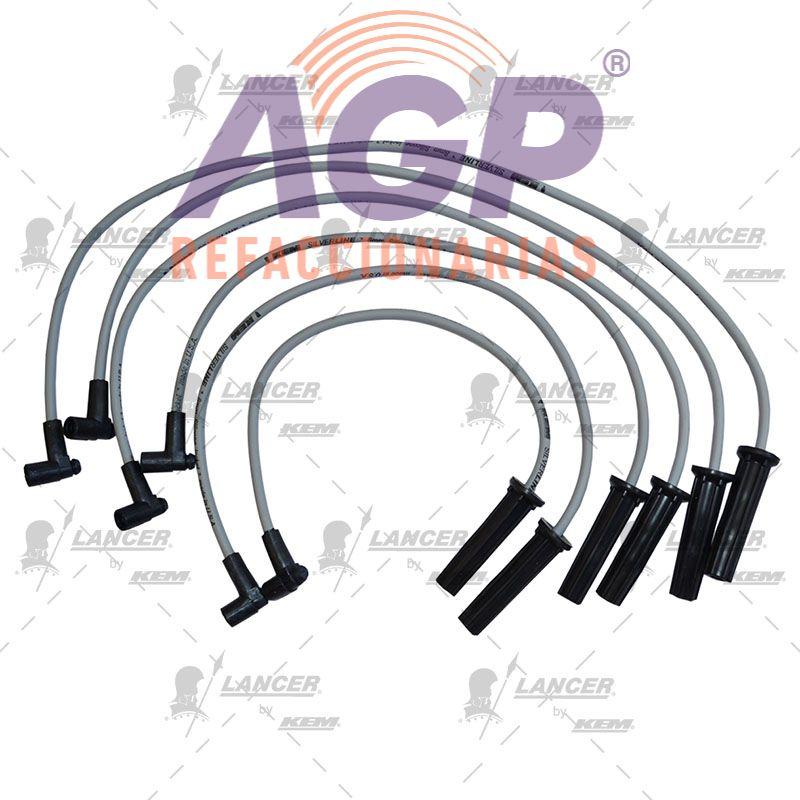 CABLES PARA BUJIAS G.M. 6 CIL. BUICKCENTURY3.8L.(75-85)
