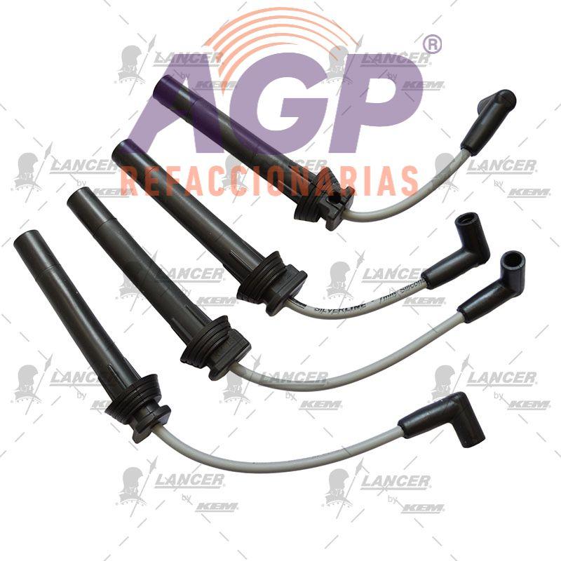 CABLES PARA BUJIAS CHRYSLER 4 CIL. 2.0 LTS. NEON ARBOL DE LEVAS SENCILLO 2003-2005