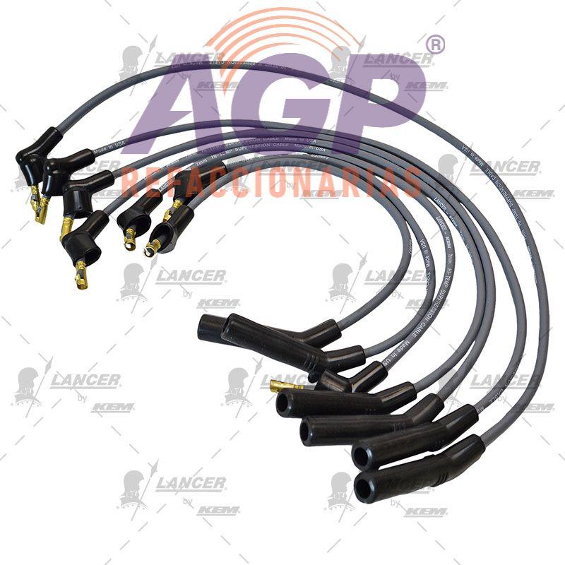 CABLES PARA BUJIAS CHRYSLER 6 CIL. 3.0LTS. CARAVAN