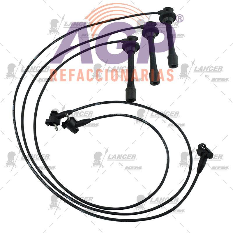 CABLES PARA BUJIAS TOYOTA IMPORTADOS TACOMA 3.4 LTS. 6 CIL. 95-04 - REFACCIONARIAS AGP