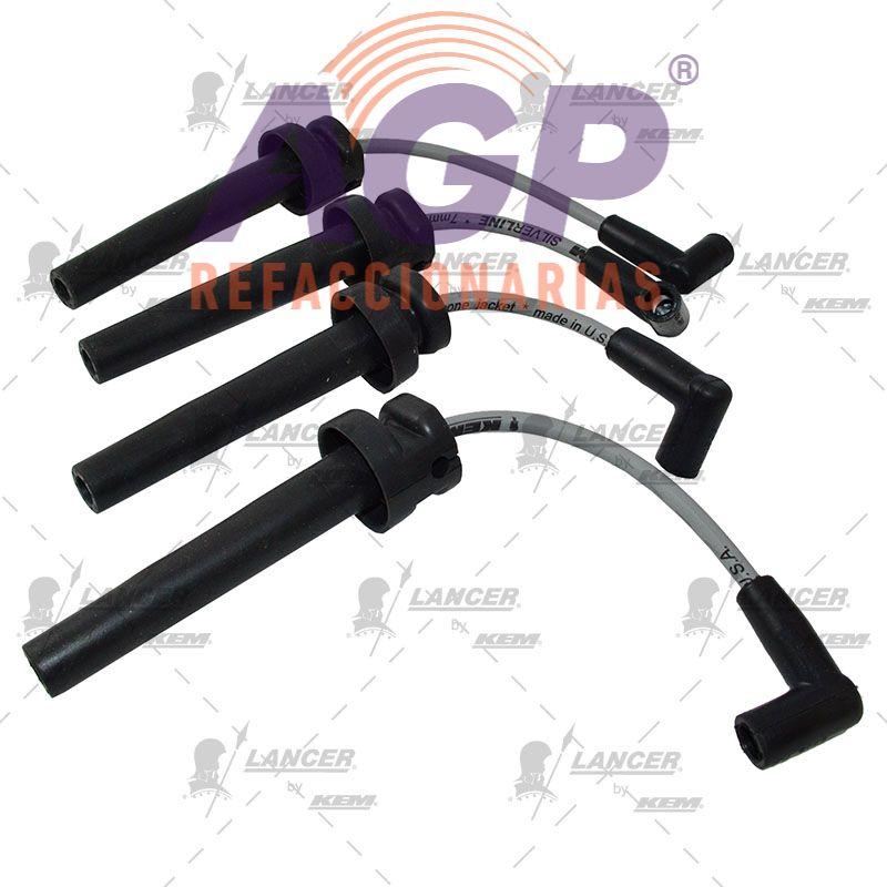 CABLES PARA BUJIAS JEEP WRANGLER 2.4 LTS. 4 CIL. 05-06