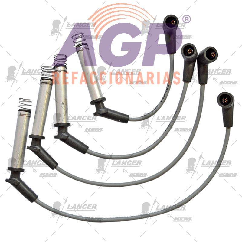 CABLES PARA BUJIAS G.M. 4 CIL. 1.8 LTS. CHEVY C2 2004-2012