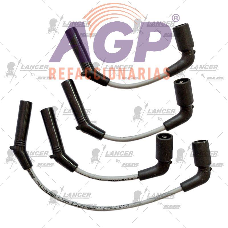 CABLES PARA BUJIAS G.M. 4 CIL. 1.0 LTS. MATIZ 2004-2015