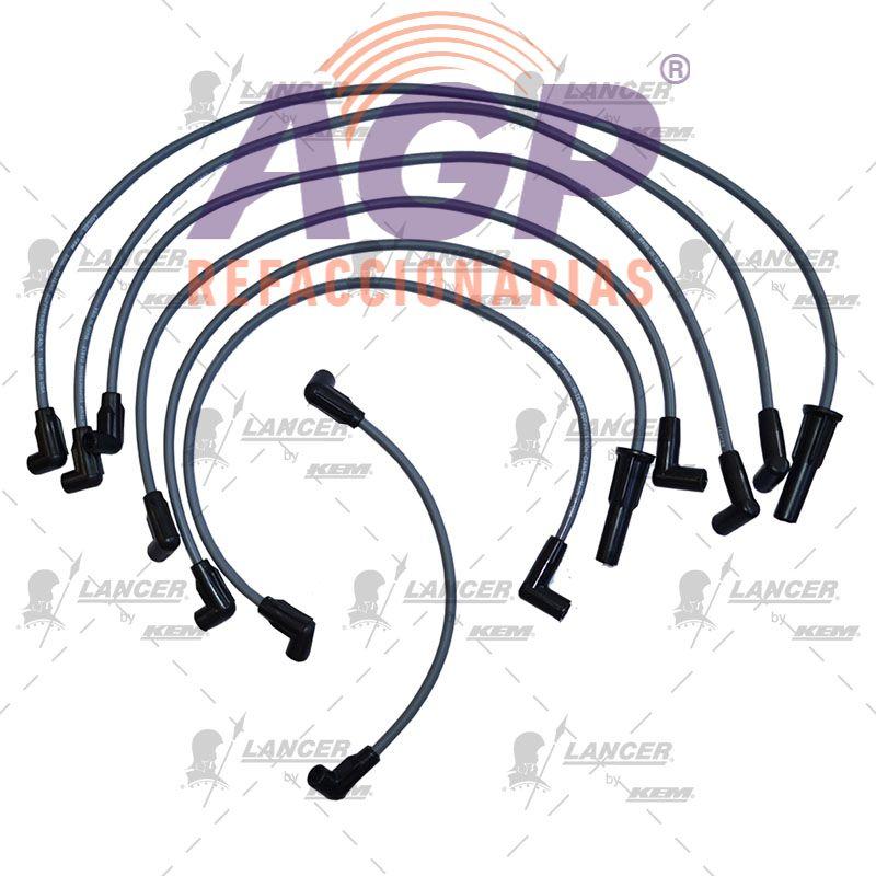 CABLES PARA BUJIAS G.M. 6 CIL. ASTRO 4.3LTS.(1986-1991)