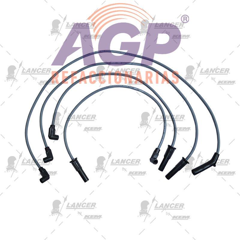 CABLES PARA BUJIAS G.M. 4 CIL. FIERO2.5LTS1987-1988