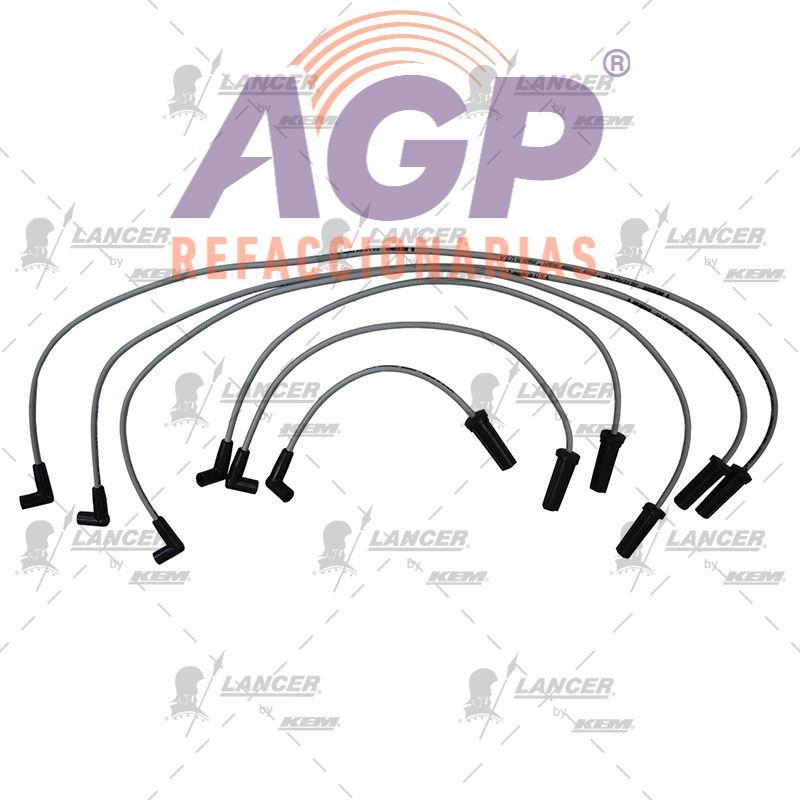 CABLES PARA BUJIAS G.M. 6 CIL. 3.8 LTS. GRAND PRIX
