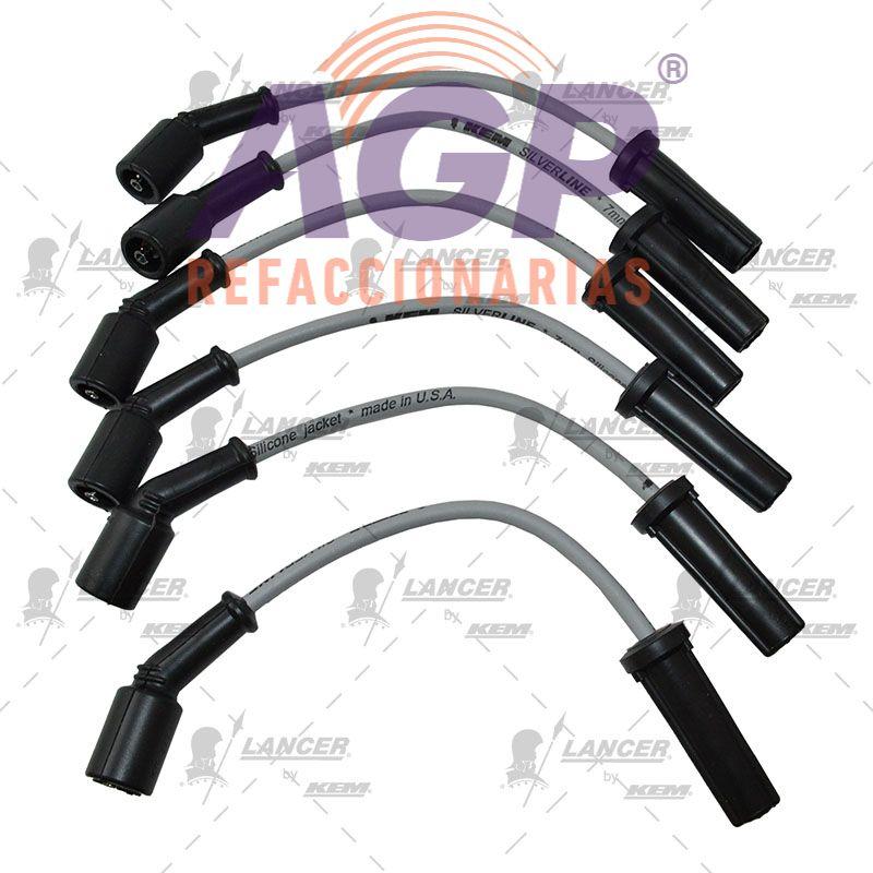 CABLES PARA BUJIAS CHEVROLET SILVERADO 1500 4.3 LTS. 6 CIL. 14-15 / GMC SIERRA 1500 IMP. 4.3 LIT. 6 CIL. 14-15