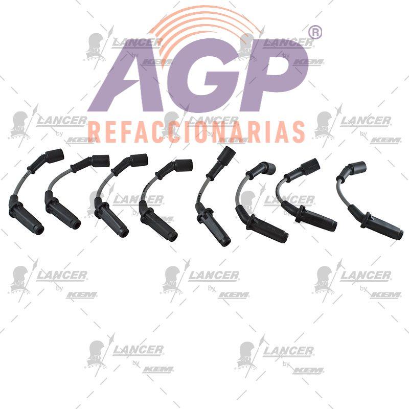 CABLES PARA BUJIAS CHEVROLET SUBURBAN 1500 5.3 LTS. 8 CIL. 07-08 / TRAIL BLAZER 5.3 LTS. 8 CIL. 06-08 / AVALANCHE 5.3 LTS. 8 CIL. 07-08 / EXPRESS 1500 5.3 LTS. 8 CIL. 03-08 / GMC SIERRA 5.3 LTS. 8