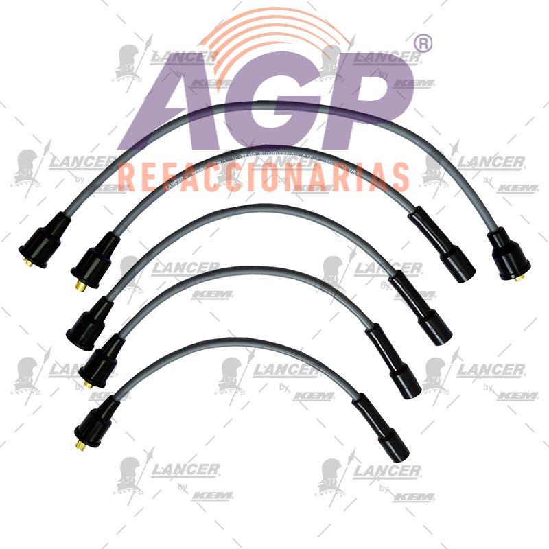 CABLES PARA BUJIAS RENAULT 4 CIL. 1.4 LTS R-5 - REFACCIONARIAS AGP