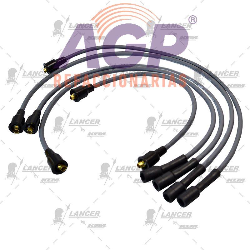 CABLES PARA BUJIAS JEEP 4 CIL. JEEP 2.5 LTS. 1953-1971FORD 4 CIL. CAPRI